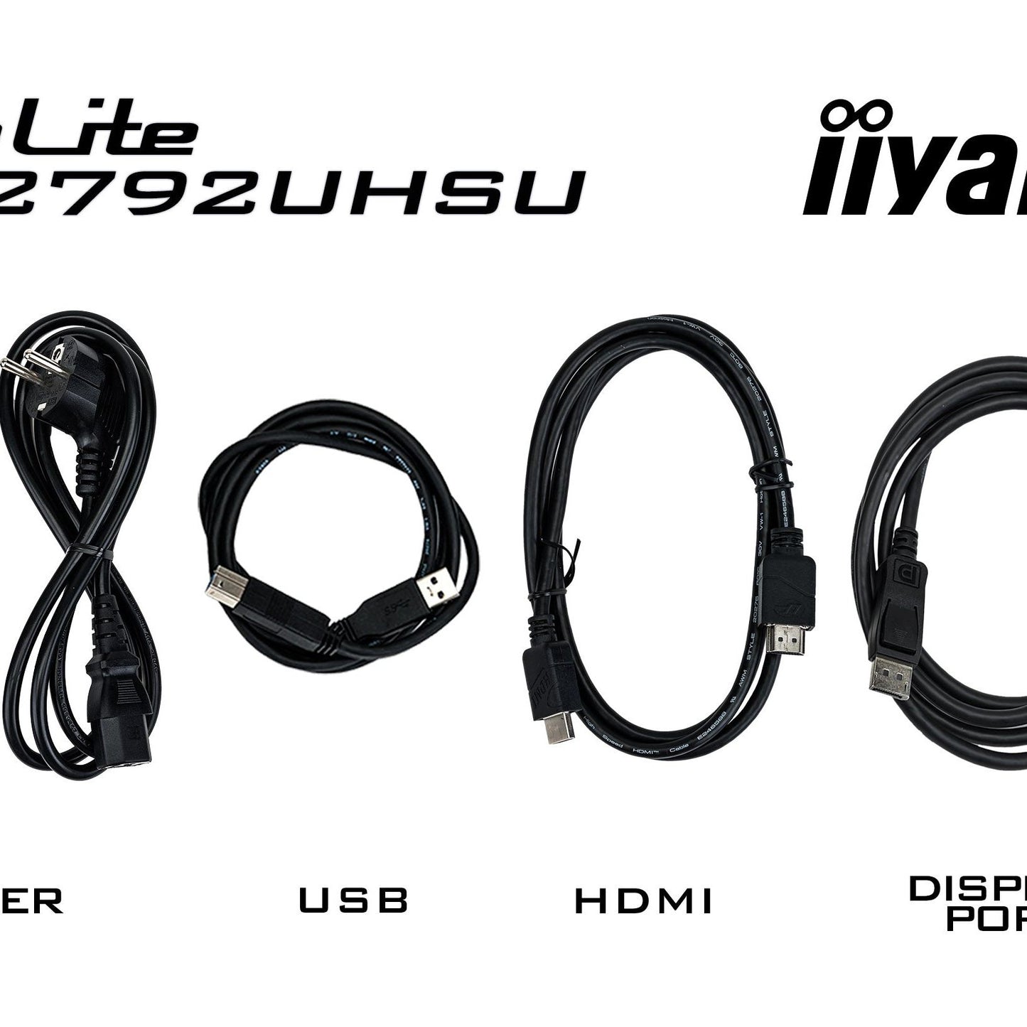 iiyama ProLite XU2792UHSU-B6 computer monitor 68.6 cm (27") 3840 x 2160 pixels 4K Ultra HD LED Black
