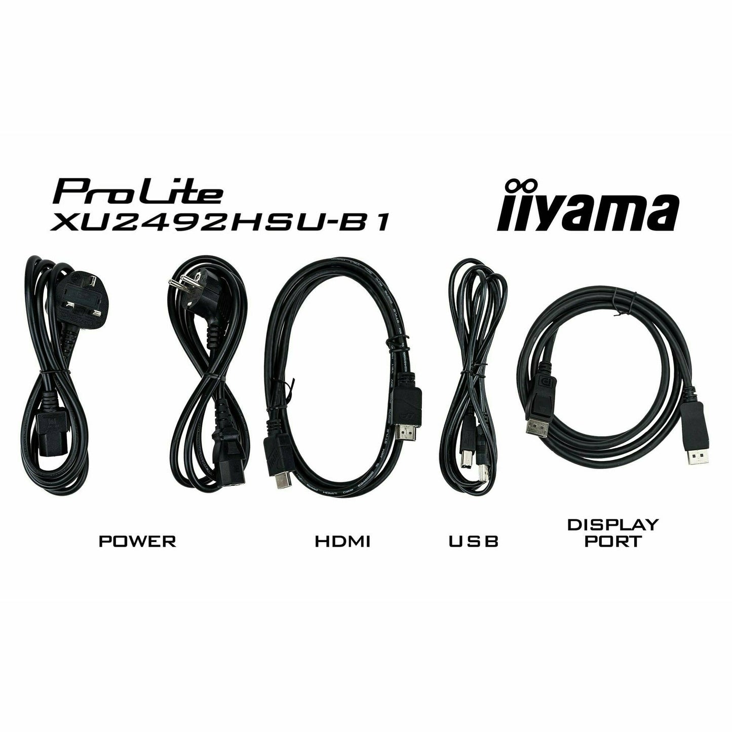 iiyama ProLite XU2492HSU-B1 24" IPS LCD Slim Bezel Monitor