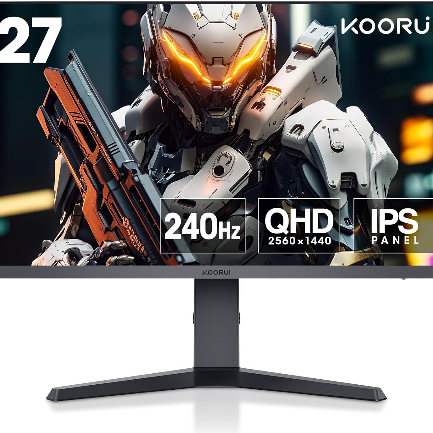 Koorui 27E3QK 27" 240Hz QHD IPS Gaming Monitor