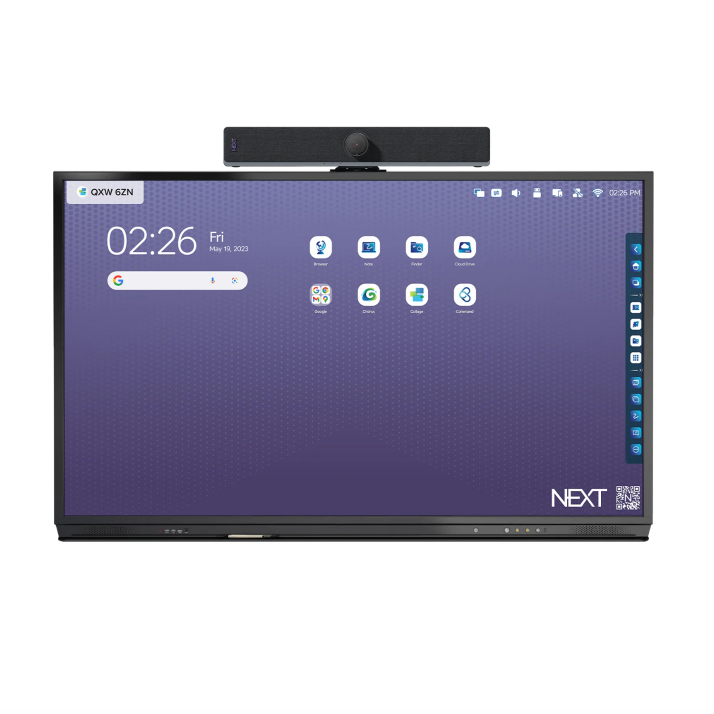 NEXTHub 4K Video Speaker Bar & Collaboration System with Android 15 and EDLA Certification