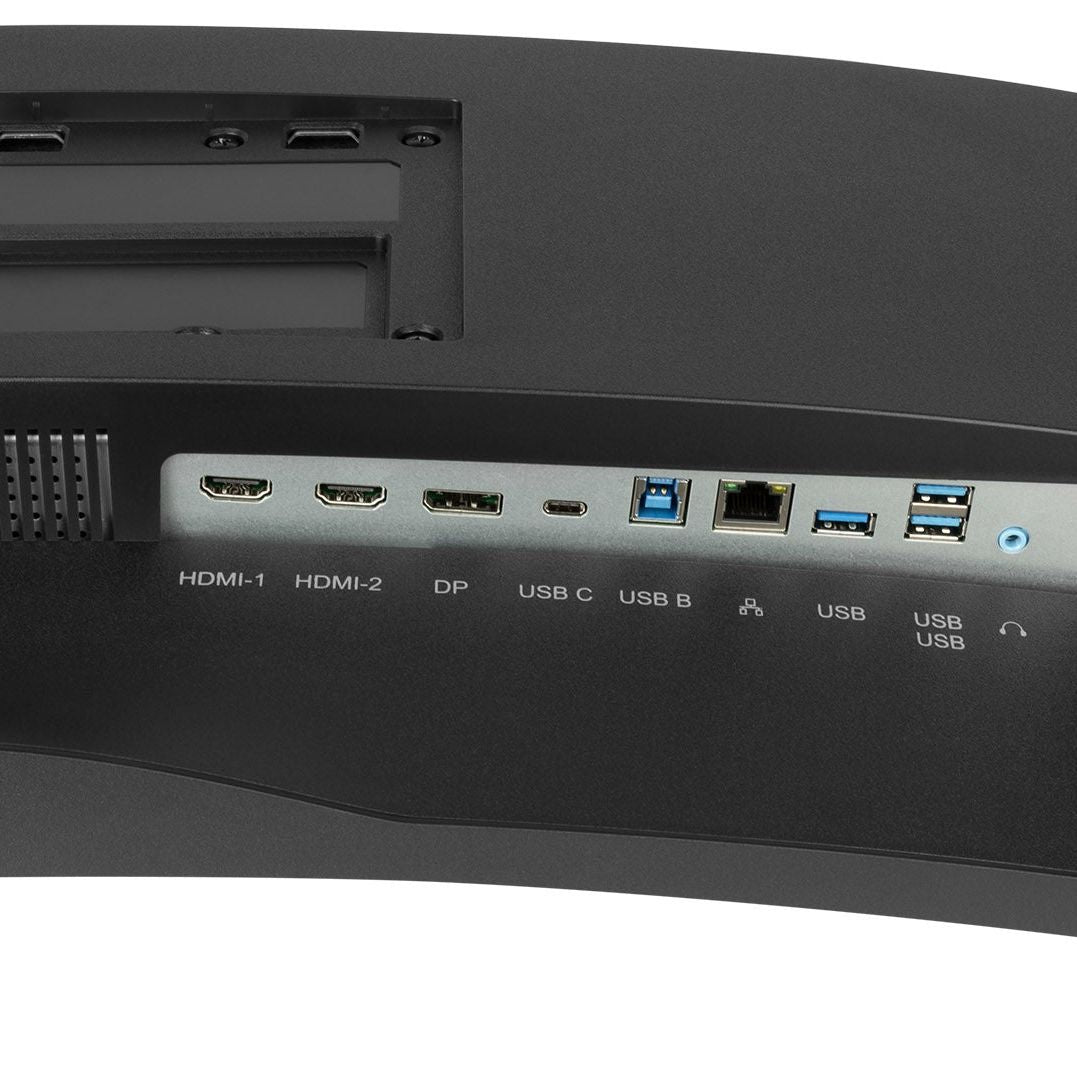 iiyama ProLite 45" Curved 1500R UWQHD 5120 x 1440 pixels Ultra Wide Computer Monitor with KVM Switch and USB-C Dock