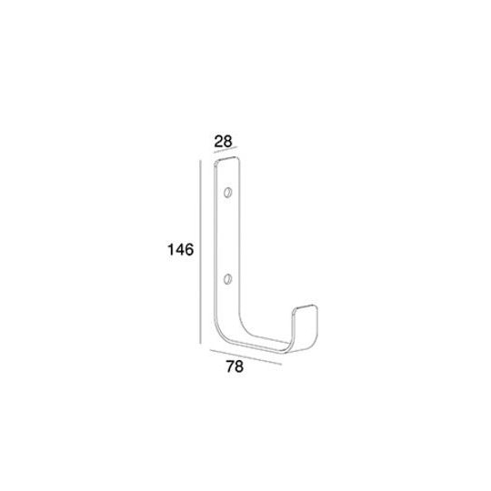 Multibrackets M Public Display Stand Cable Hooks Black