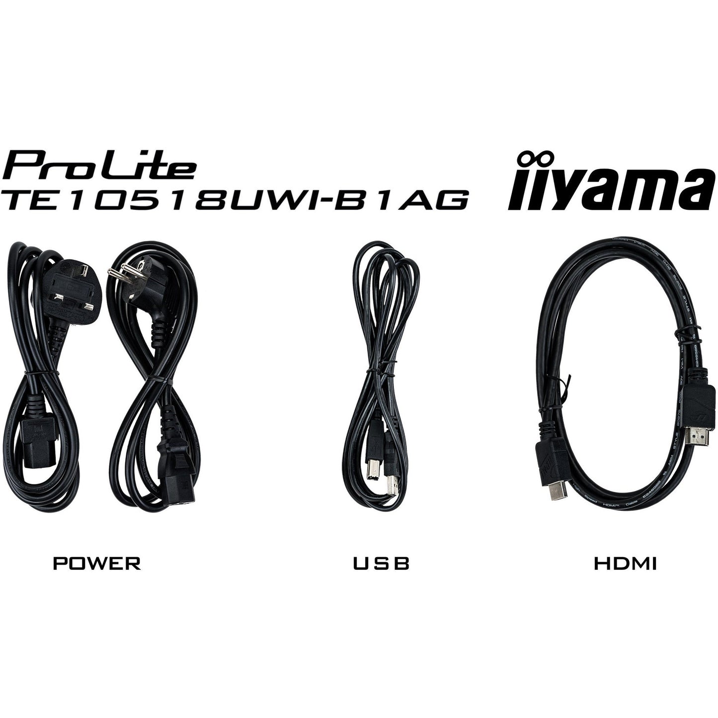 Iiyama ProLite TE10518UWI-B1AG 105" PureTouch-IR+ 4K Ultra Large Ultra Wide Touch Screen