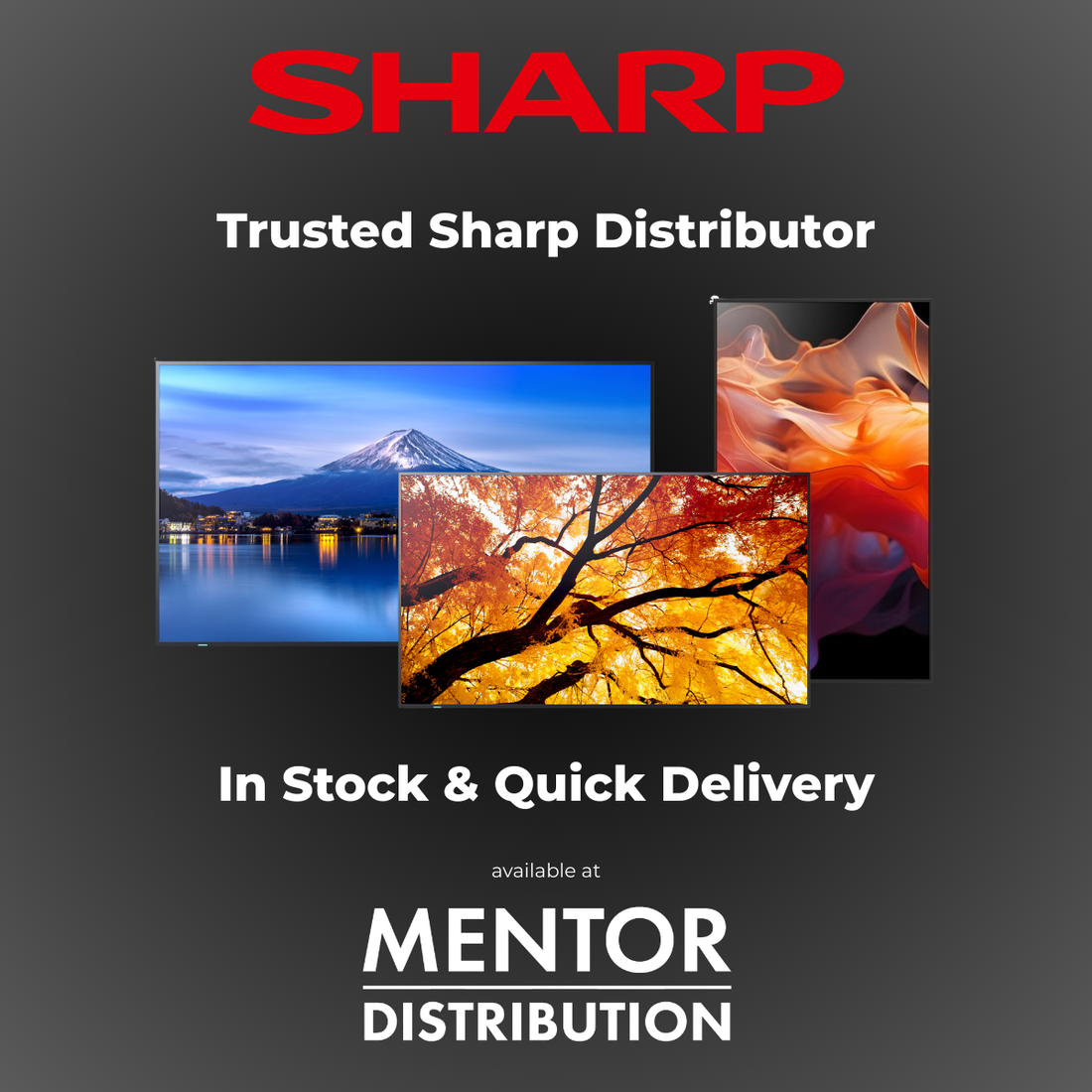 Your Trusted Sharp Display Distribution Partner - In Stock for Quick Delivery!