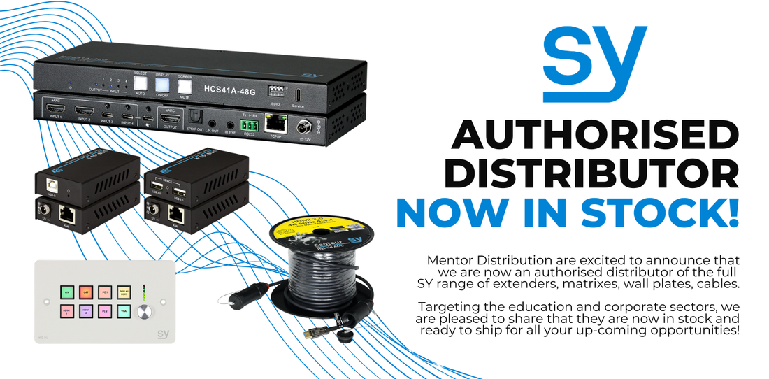 Mentor Distribution Announces UK & Ireland Partnership with SY Electronics