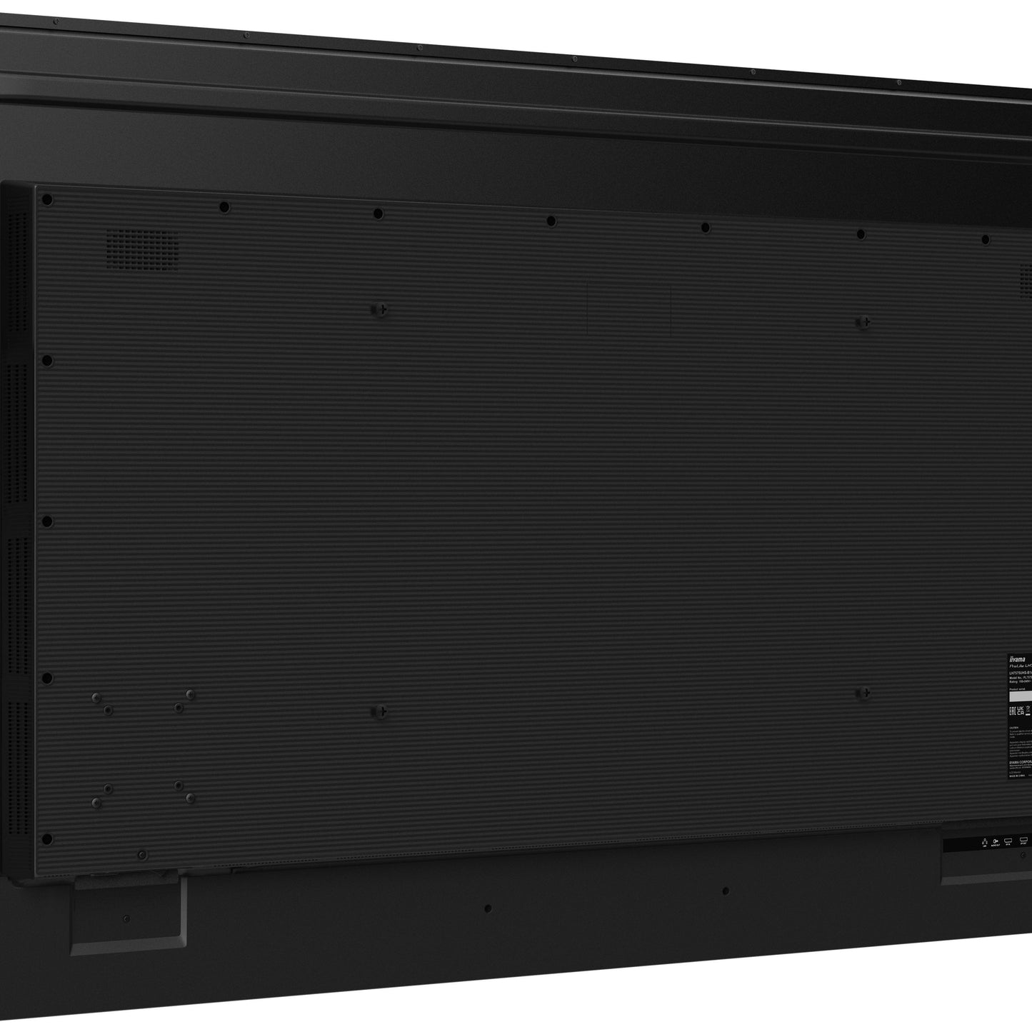 iiyama LH7565UHSB-B1 Signage Display Kiosk design 189.2 cm (74.5") LED Wi-Fi 800 cd/m² 4K Ultra HD Black Built-in processor Android 11 24/7