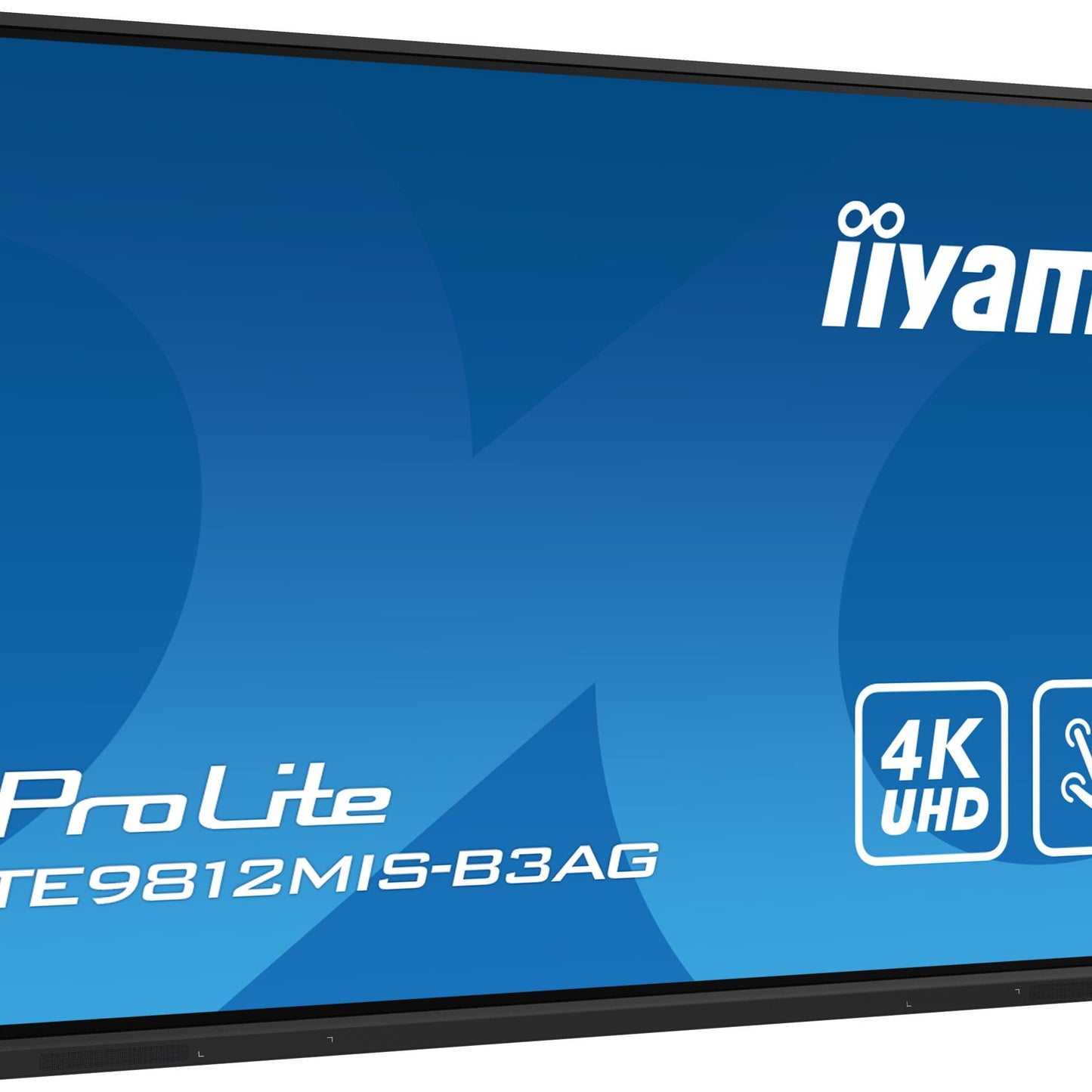 iiyama TE9812MIS-B3AG Signage Display Kiosk design 2.49 m (98") LCD Wi-Fi 400 cd/m² 4K Ultra HD Black Touchscreen Built-in processor Android 11 24/7