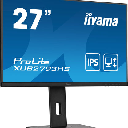 iiyama ProLite XUB2793HS-B7 computer monitor 68.6 cm (27") 1920 x 1080 pixels Full HD LED Black