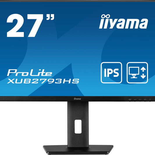 iiyama ProLite XUB2793HS-B7 computer monitor 68.6 cm (27") 1920 x 1080 pixels Full HD LED Black
