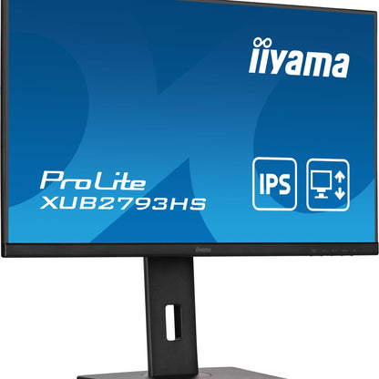 iiyama ProLite XUB2793HS-B7 computer monitor 68.6 cm (27") 1920 x 1080 pixels Full HD LED Black