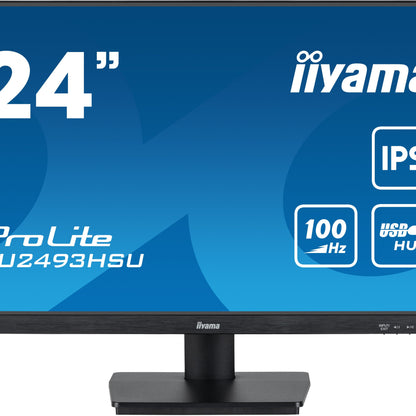 iiyama ProLite XU2493HSU-B7 computer monitor 60.5 cm (23.8") 1920 x 1080 pixels Full HD LED Black