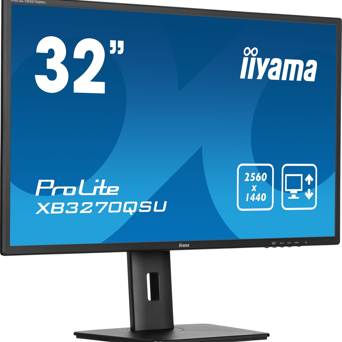 iiyama ProLite XB3270QSU-B1 computer monitor 81.3 cm (32") 2560 x 1440 pixels Wide Quad HD LED Black