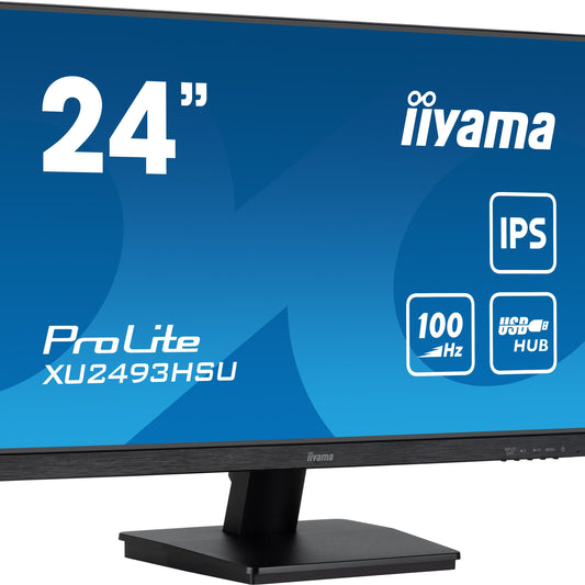 iiyama ProLite XU2493HSU-B7 computer monitor 60.5 cm (23.8") 1920 x 1080 pixels Full HD LED Black