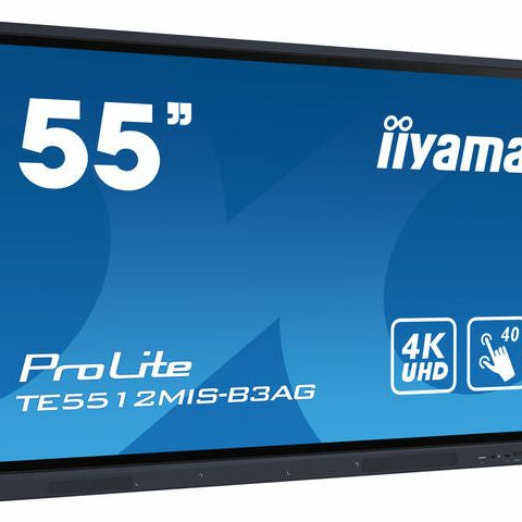 iiyama TE5512MIS-B3AG 55" Interactive 4K UHD Touchscreen with Android 11 and PureIR Touch