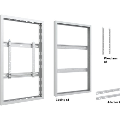Multibrackets M Pro Series Enclosure 50" Wall Slim Medium White