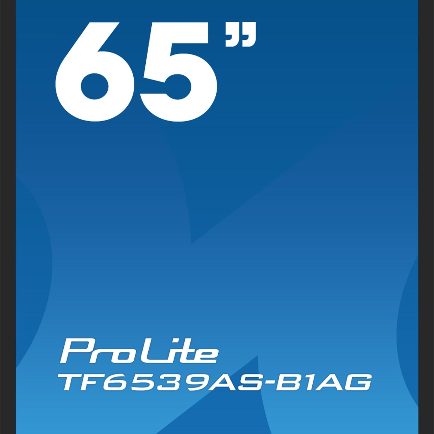 iiyama TF6539AS-B1AG Signage Display Digital signage flat panel 163.8 cm (64.5") LED 500 cd/m² 4K Ultra HD Black Touchscreen Built-in processor Android 24/7