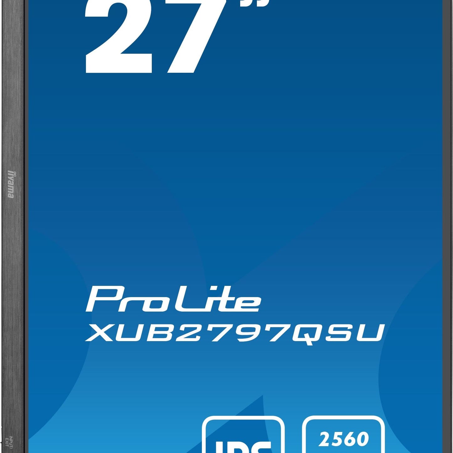 iiyama ProLite XUB2797QSU-B2 computer monitor 68.6 cm (27") 2560 x 1440 pixels 4K Ultra HD LED Black