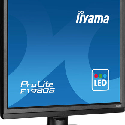 iiyama ProLite E1980S-B1 computer monitor 48.3 cm (19") 1280 x 1024 pixels VGA LED Black