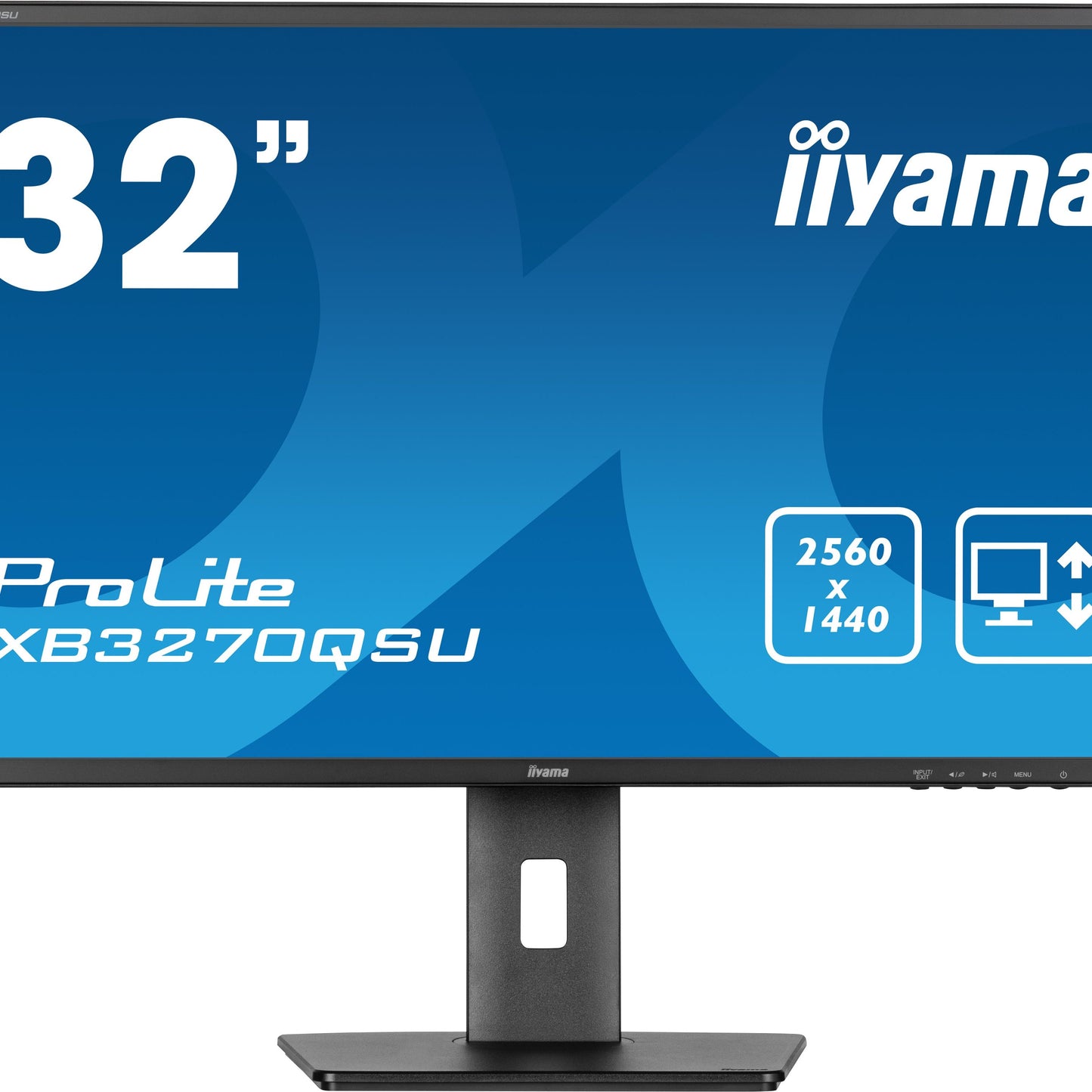 iiyama ProLite XB3270QSU-B1 computer monitor 81.3 cm (32") 2560 x 1440 pixels Wide Quad HD LED Black