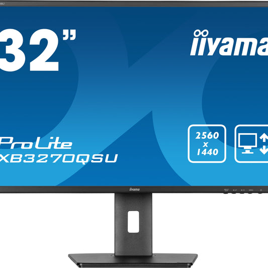 iiyama ProLite XB3270QSU-B1 computer monitor 81.3 cm (32") 2560 x 1440 pixels Wide Quad HD LED Black