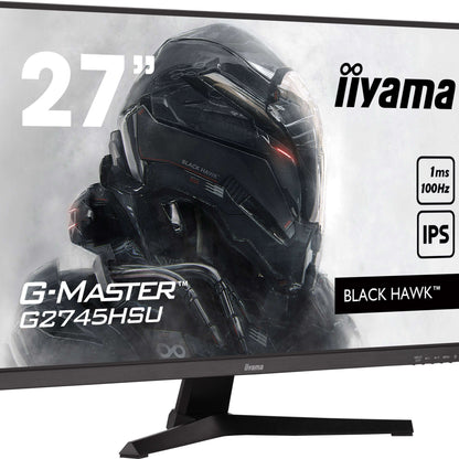 iiyama G-MASTER G2745HSU-B2 LED display 68.6 cm (27") 1920 x 1080 pixels Full HD Black