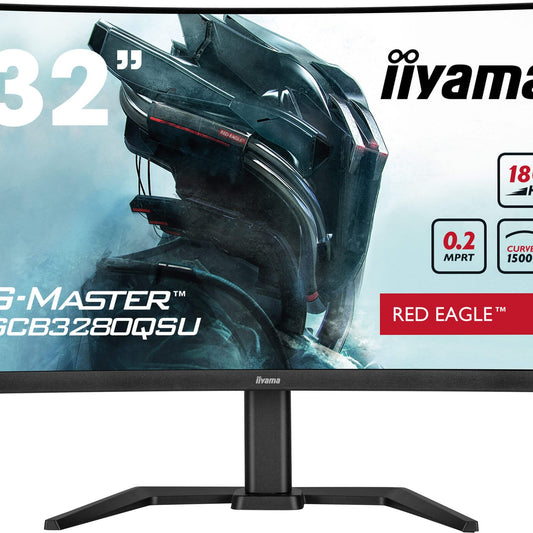 iiyama G-MASTER GCB3280QSU-B2 computer monitor 80 cm (31.5") 2560 x 1440 pixels Dual QHD LED Black