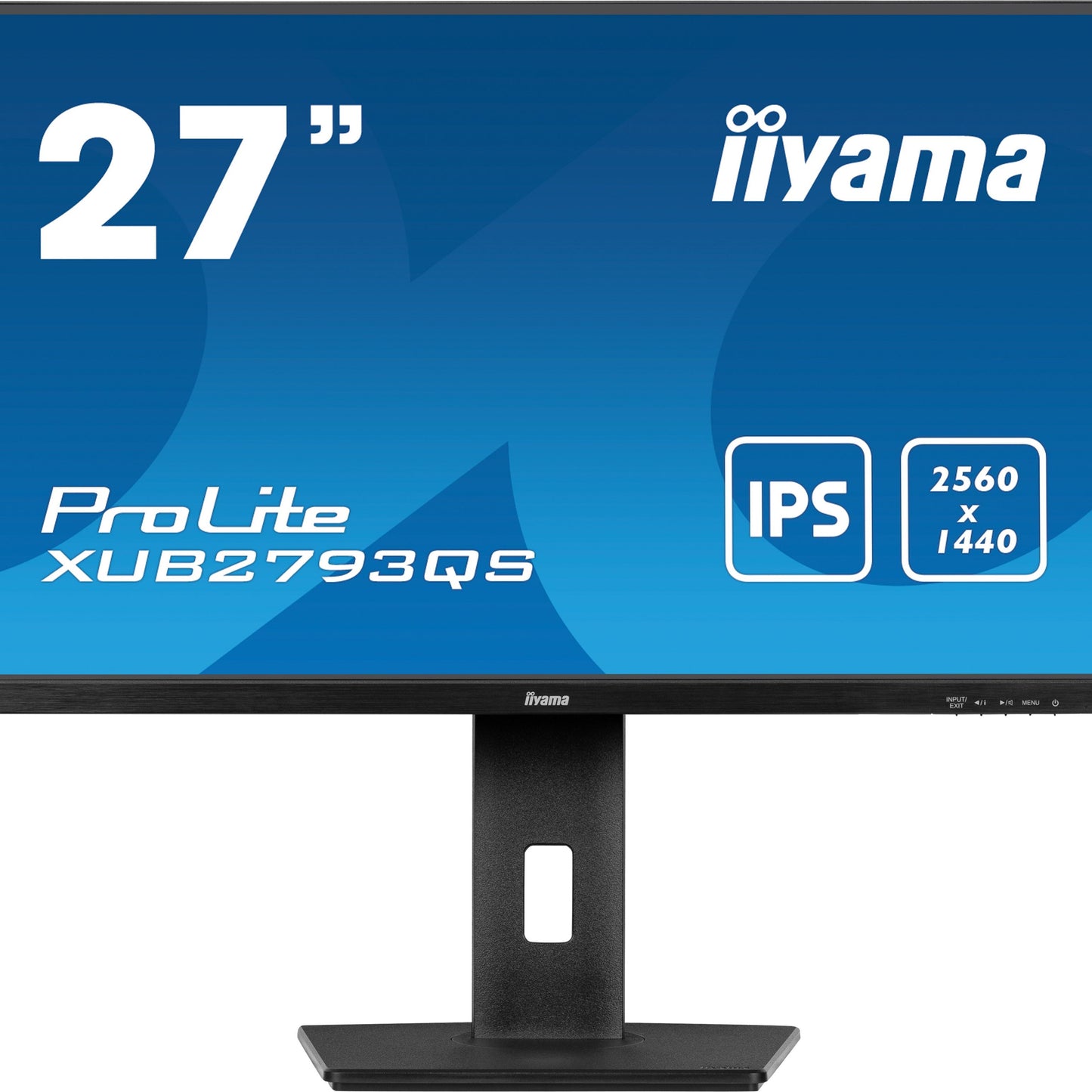 iiyama ProLite XUB2793QS-B7 computer monitor 68.6 cm (27") 2560 x 1440 pixels Quad HD LED Black