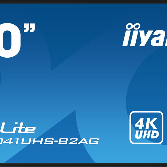 iiyama LH5041UHS-B2AG Signage Display Digital signage flat panel 127 cm (50") LCD 500 cd/m² 4K Ultra HD Black 24/7
