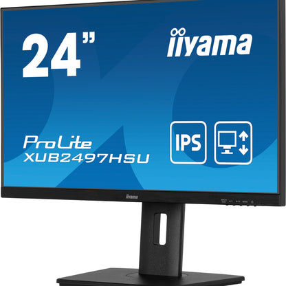 iiyama XUB2497HSU-B2 computer monitor 60.5 cm (23.8") 1920 x 1080 pixels Full HD LED Black
