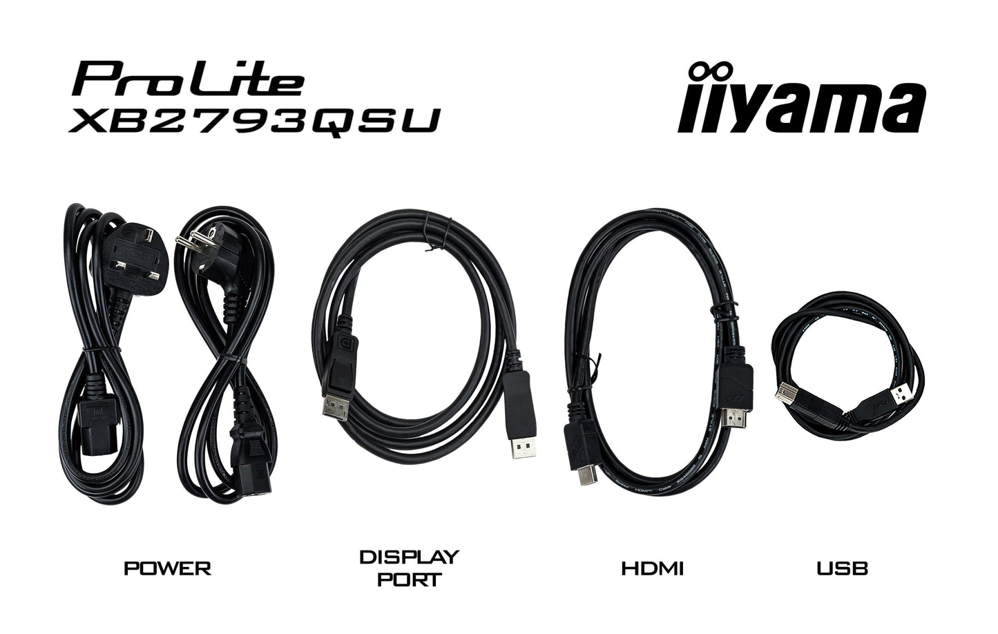 iiyama ProLite XB2793QSU-B1 computer monitor 68.6 cm (27") 2560 x 1440 pixels Quad HD LED Black