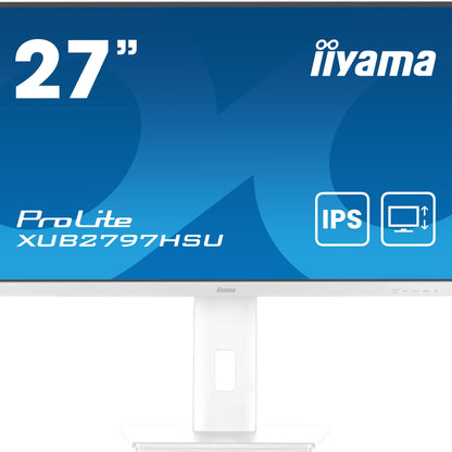 iiyama ProLite XUB2797HSU-W2 computer monitor 68.6 cm (27") 1920 x 1080 pixels Full HD LED White