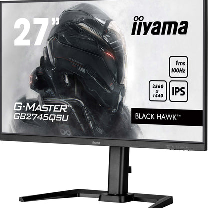 iiyama G-MASTER GB2745QSU-B2 computer monitor 68.6 cm (27") 2560 x 1440 pixels Wide Quad HD LED Black