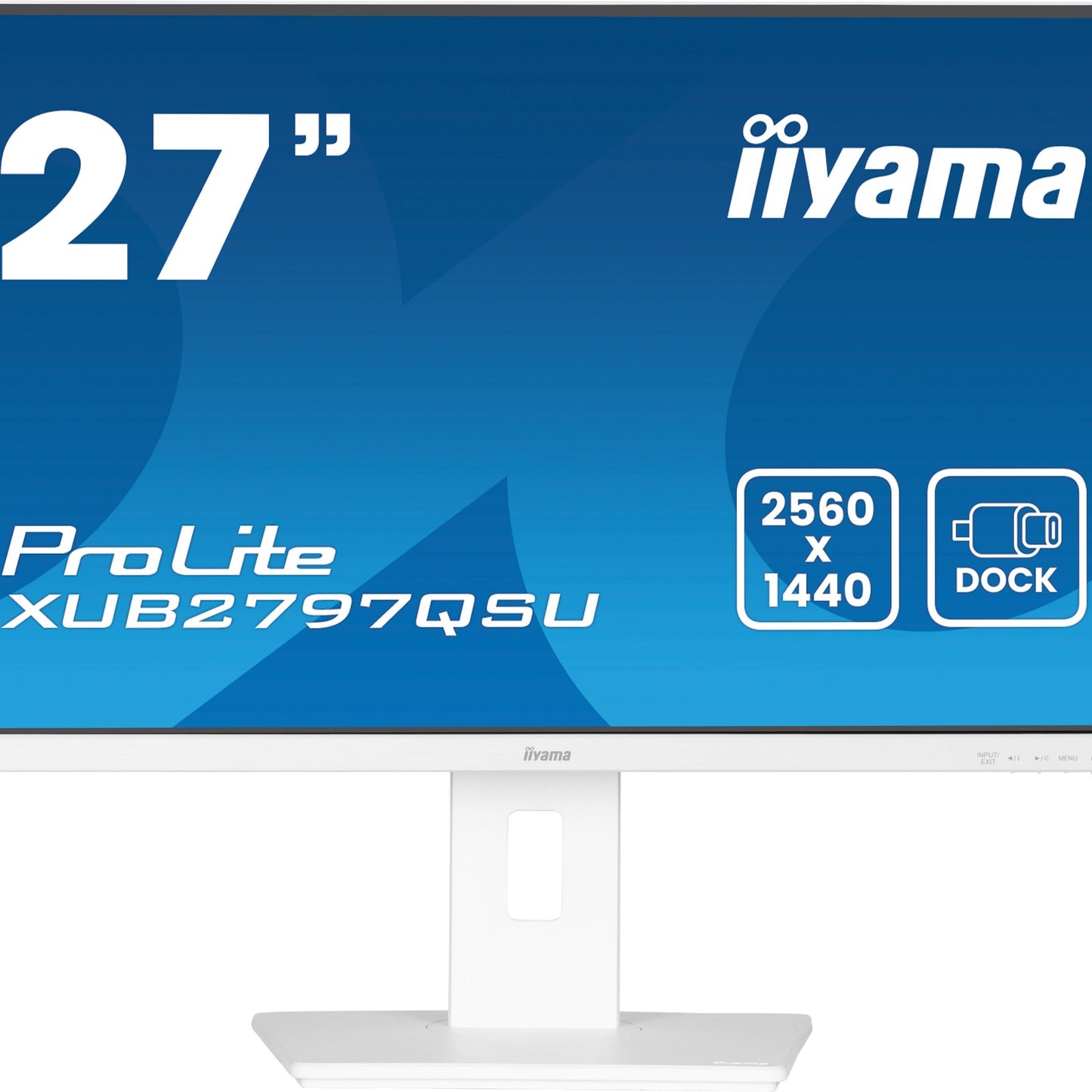 iiyama ProLite XUB2797QSU-W2 computer monitor 68.6 cm (27") 2560 x 1440 pixels Quad HD LED White
