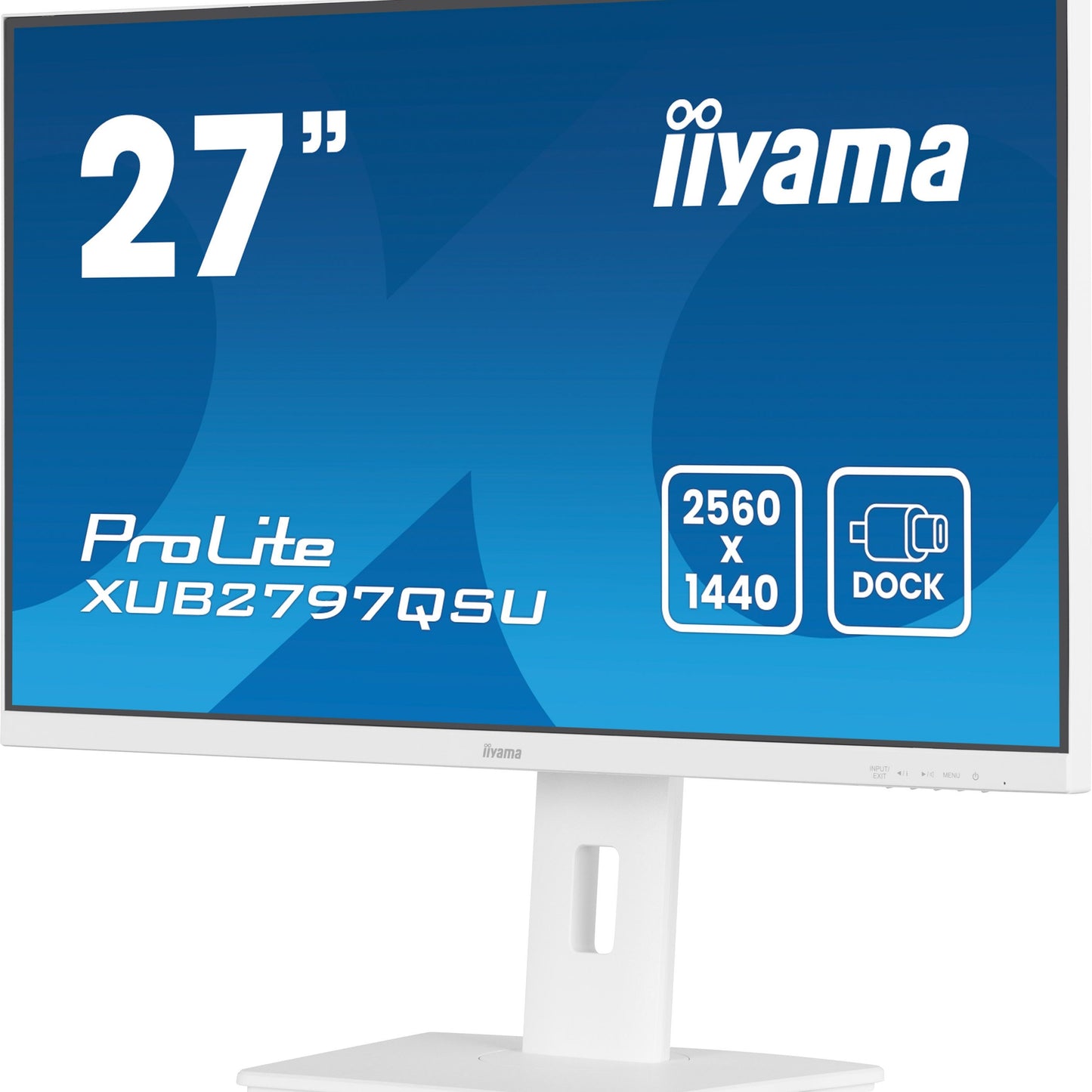 iiyama ProLite XUB2797QSU-W2 computer monitor 68.6 cm (27") 2560 x 1440 pixels Quad HD LED White