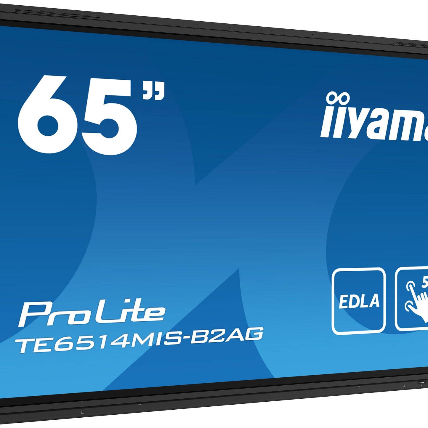 iiyama PROLITE TE6514MIS-B2AG Digital signage flat panel 165.1 cm (65") LCD Wi-Fi 435 cd/m² 4K Ultra HD Black Touchscreen Built-in processor Android 24/7