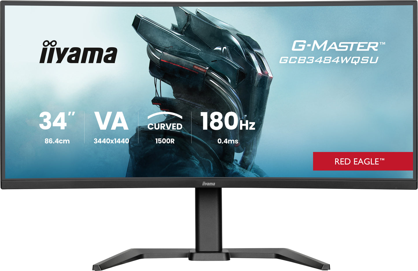 iiyama G-MASTER Red Eagle GCB3484WQSU-B1 34" Curved Gaming Monitor