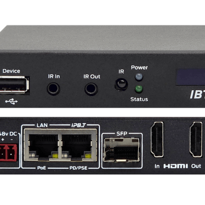 Aurora Multimedia IBT-1-WP1-W AV Distribution Wall Plate