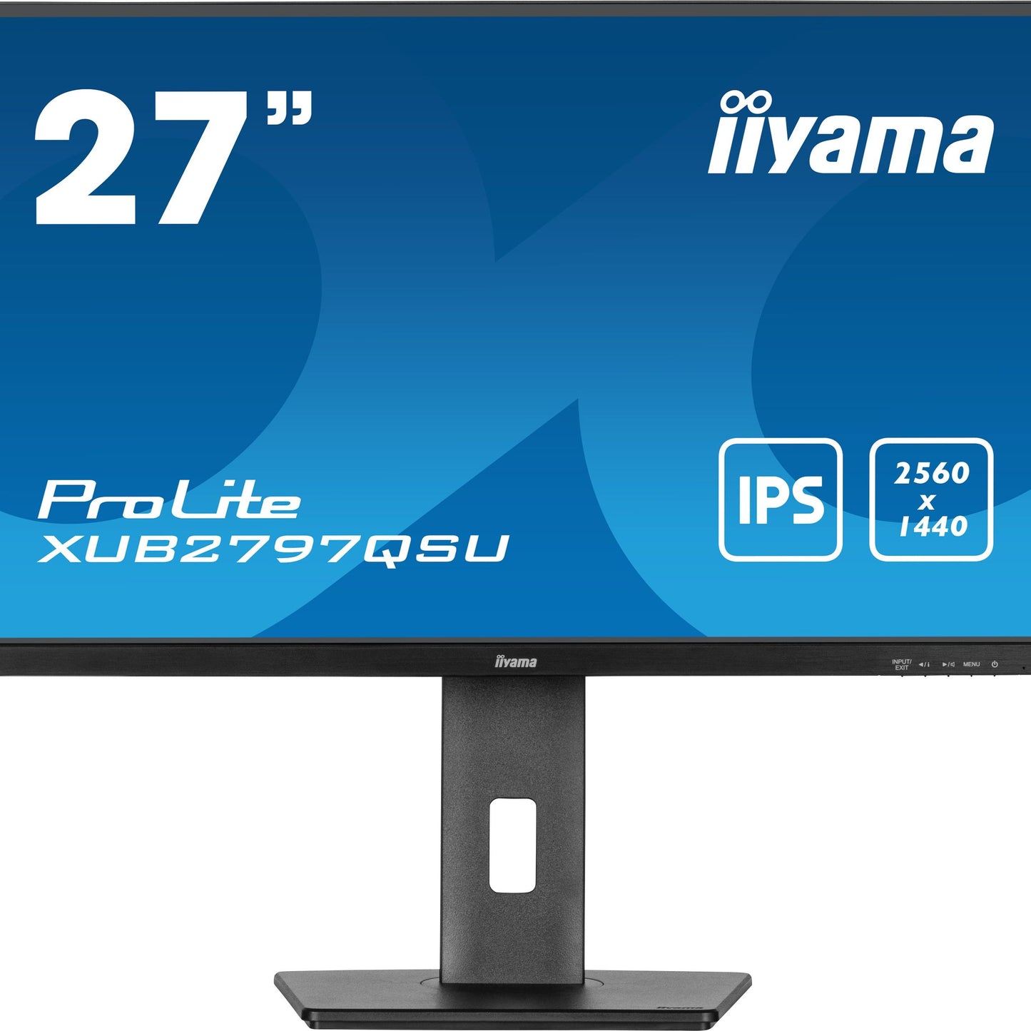 iiyama ProLite XUB2797QSU-B2 computer monitor 68.6 cm (27") 2560 x 1440 pixels 4K Ultra HD LED Black