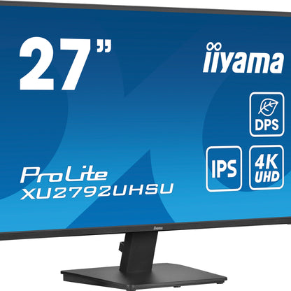 iiyama ProLite XU2792UHSU-B6 computer monitor 68.6 cm (27") 3840 x 2160 pixels 4K Ultra HD LED Black