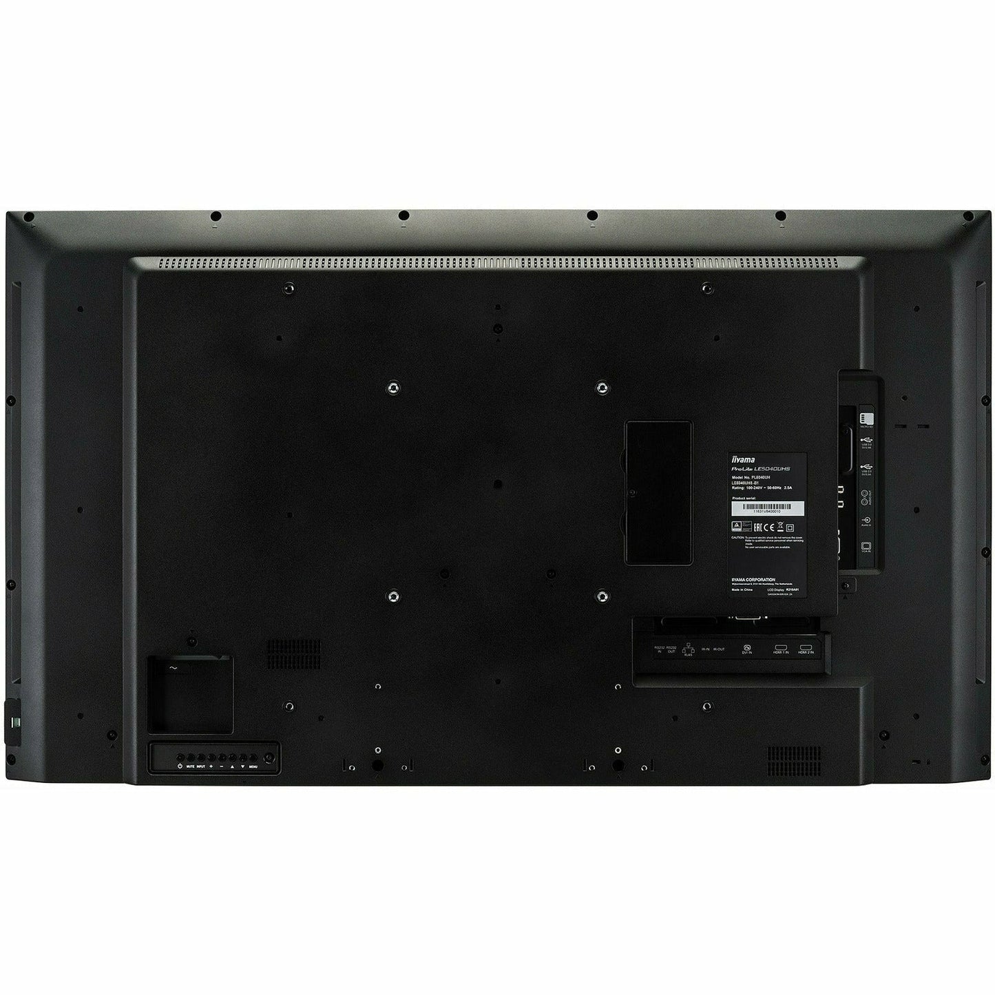 iiyama ProLite LE5040UHS-B1 50" Professional Digital Signage display with a 18/7 operating time and a 4K UHD resolution