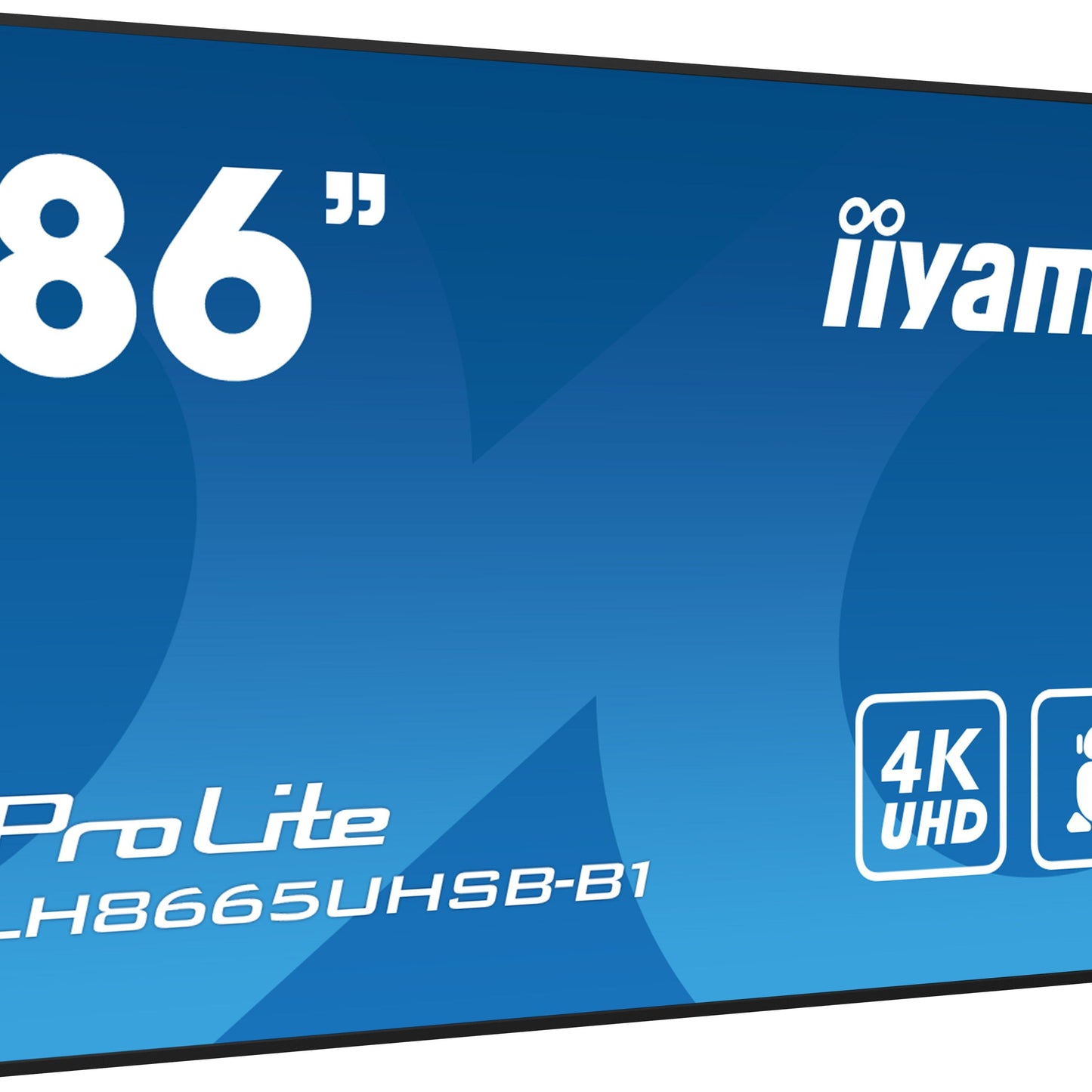 iiyama LH8665UHSB-B1 Signage Display Kiosk design 2.18 m (86") LED Wi-Fi 800 cd/m² 4K Ultra HD Black Built-in processor Android 11 24/7
