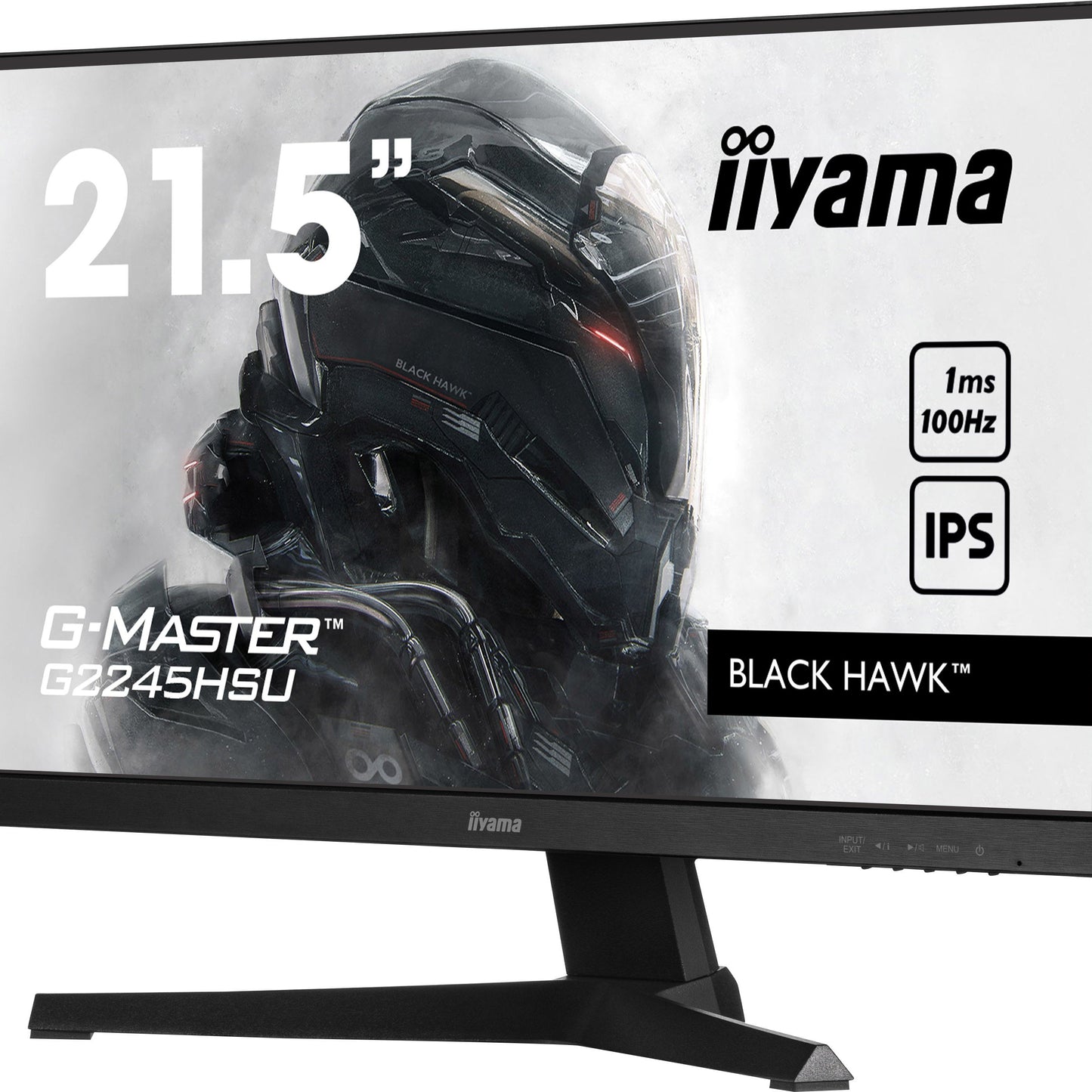 iiyama G-MASTER G2245HSU-B2 LED display 55.9 cm (22") 1920 x 1080 pixels Full HD Black