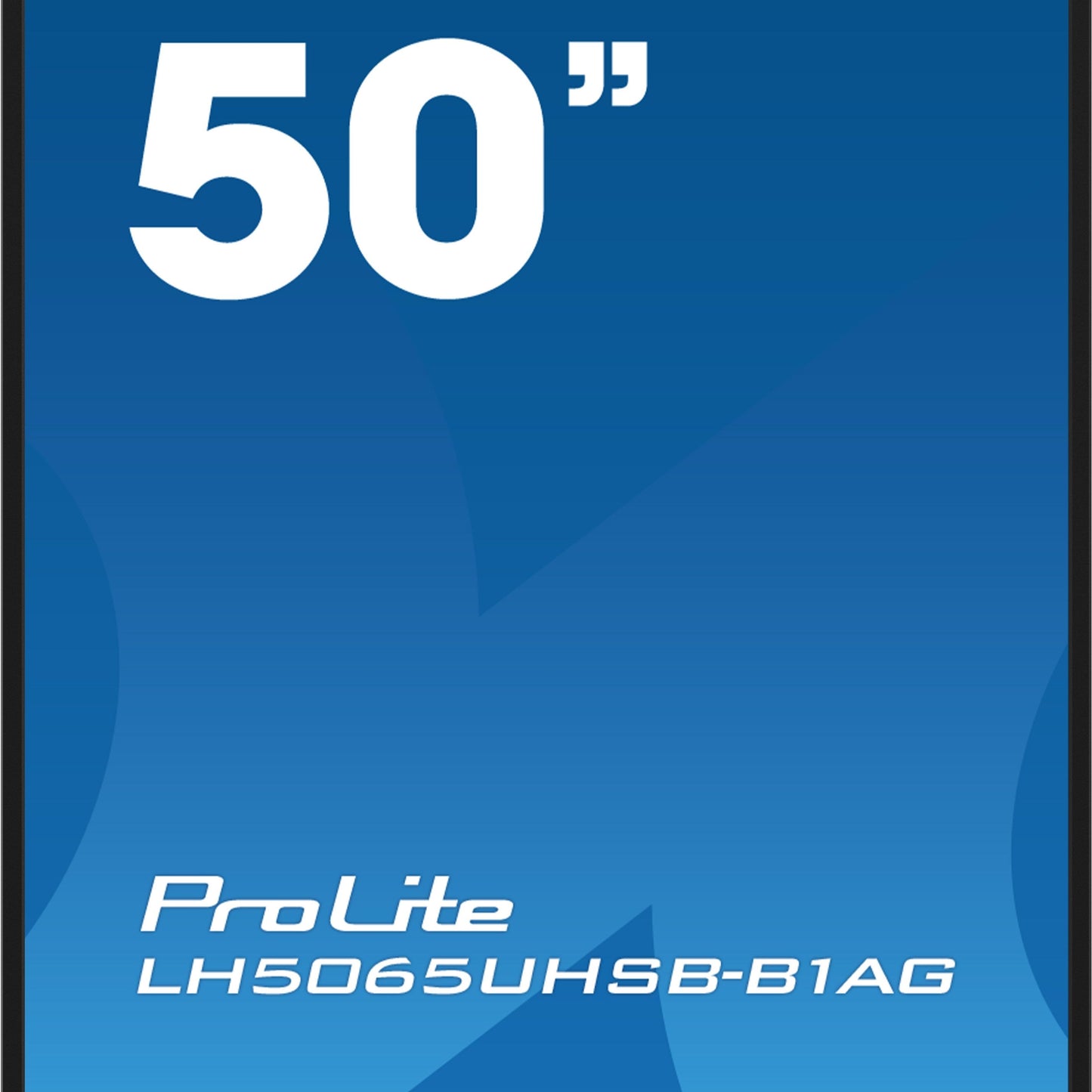 iiyama LH5065UHSB-B1AG Signage Display Digital signage flat panel 125.7 cm (49.5") LCD Wi-Fi 800 cd/m² 4K Ultra HD Black Built-in processor Android 11 24/7