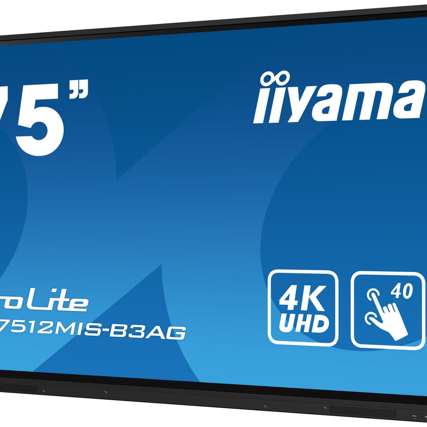 iiyama ProLite TE7512MIS-B3AG 75" Interactive 4K UHD Touchscreen