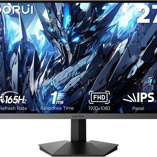 Koorui GN06 27" 165Hz/144Hz 1ms Full HF 1920 x 1080 IPS Gaming Display