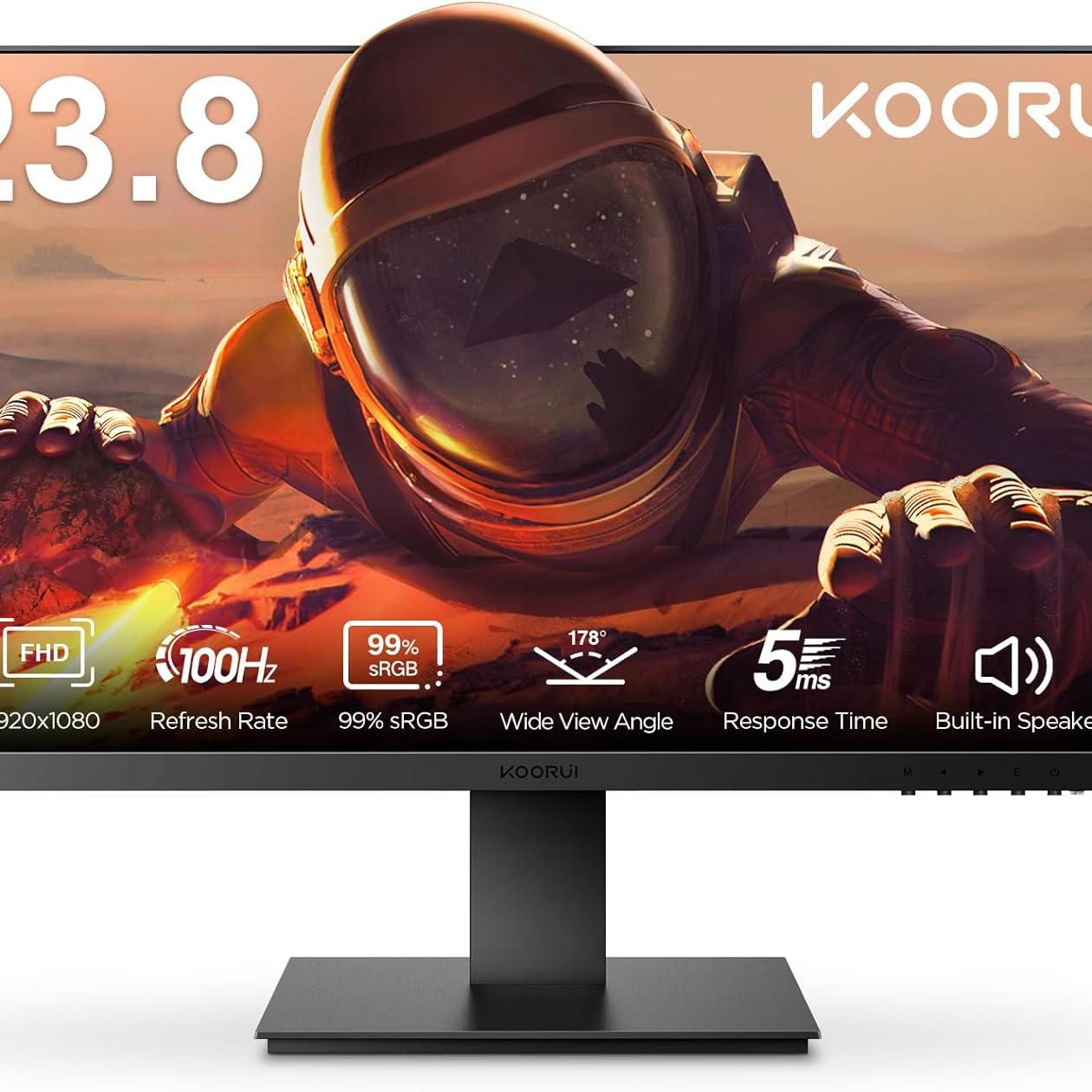 Koorui P01 24" 100Hz Full HD 1920 x 1080 VA Gaming Monitor