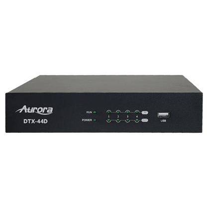 Aurora DTX-44D 4x4 Dante DSP with 4x4 analog in and out