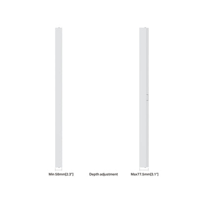 Multibrackets M Pro Series Enclosure 50" Wall Slim Medium White