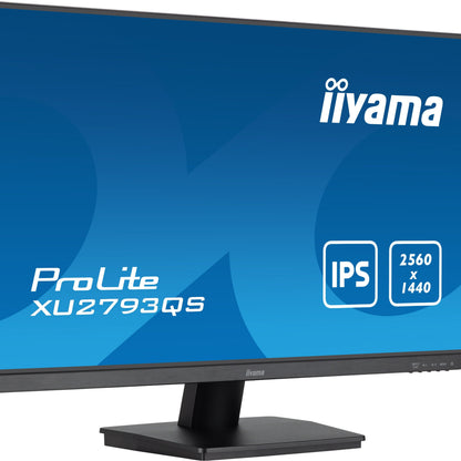 iiyama ProLite XU2793QS-B7 computer monitor 68.6 cm (27") 2560 x 1440 pixels 4K Ultra HD LED Black
