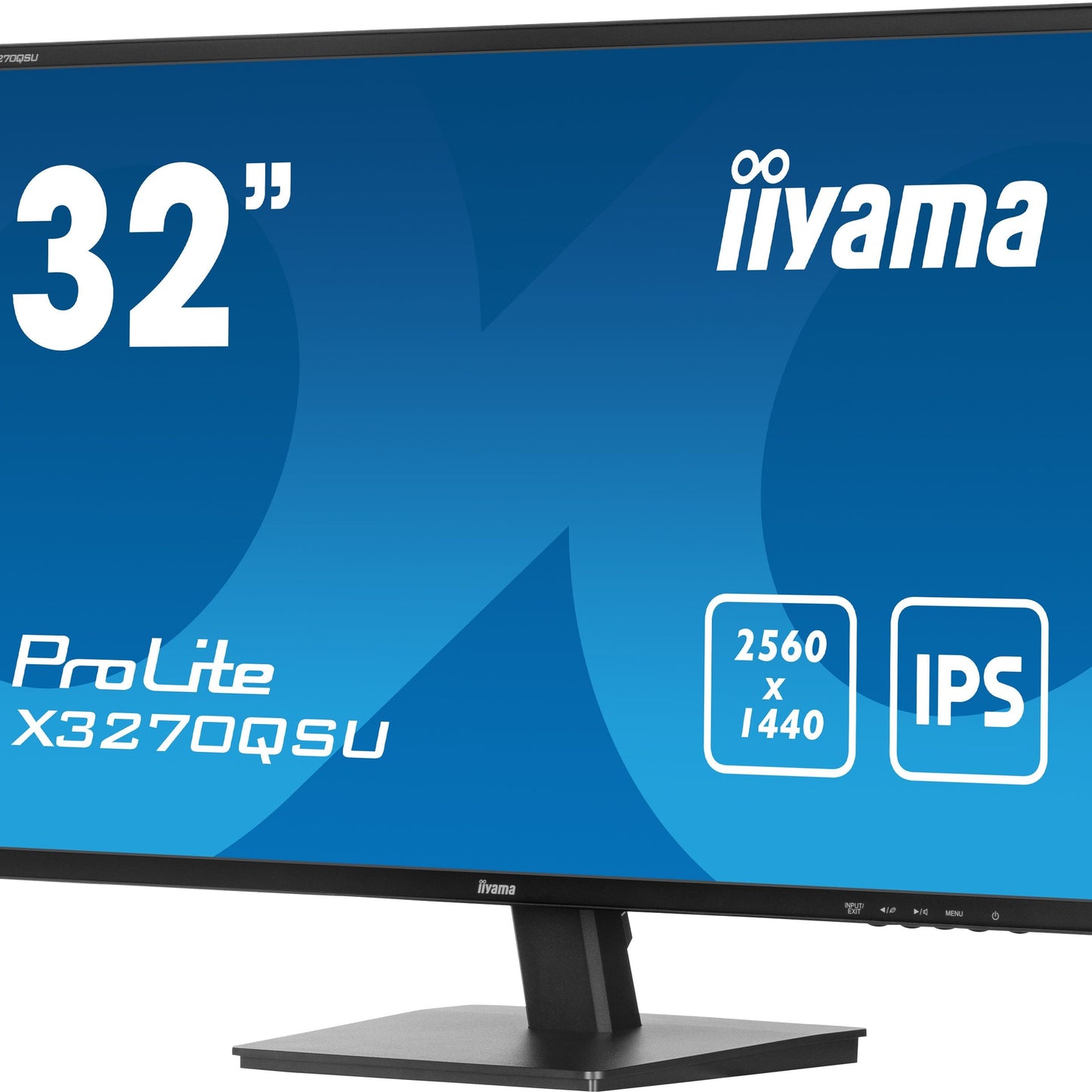iiyama ProLite X3270QSU-B1 computer monitor 81.3 cm (32") 2560 x 1440 pixels Wide Quad HD LED Black